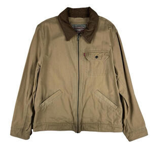 Levi's Depot Utility Jacket Cotton Brown Size M